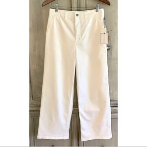 1.State Neo Renaissance Winter White Denim Crop Jeans Sz 27 30